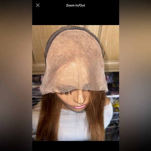 Lot 0944 ❤️NEW ❤️100% Human Hair HD Lace Front Wig 26” for medium to small size - Picture 9 of 10